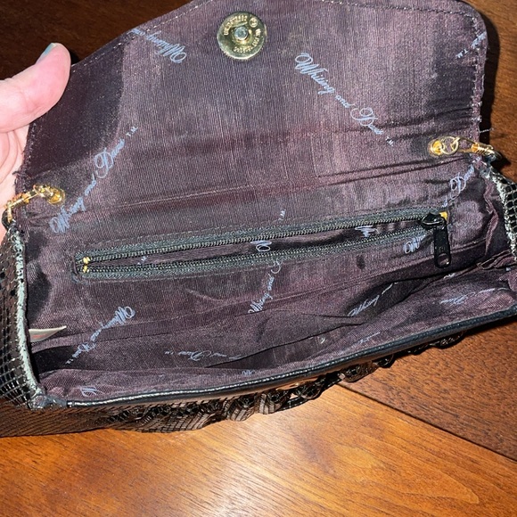 Vintage Whiting & Davis Black Mesh Evening Bag EUC - Picture 4 of 4